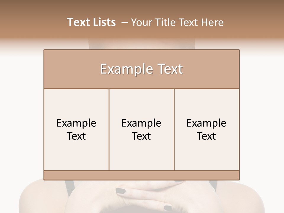 Fingernail Sexy Beautiful PowerPoint Template