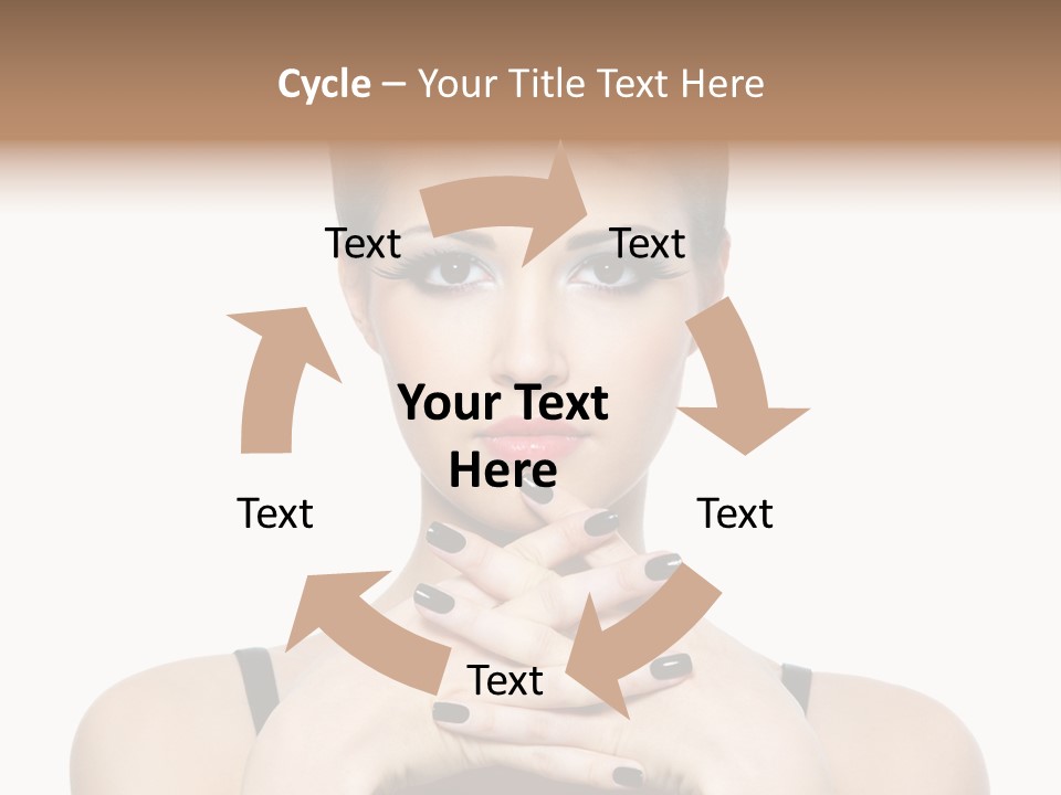 Fingernail Sexy Beautiful PowerPoint Template