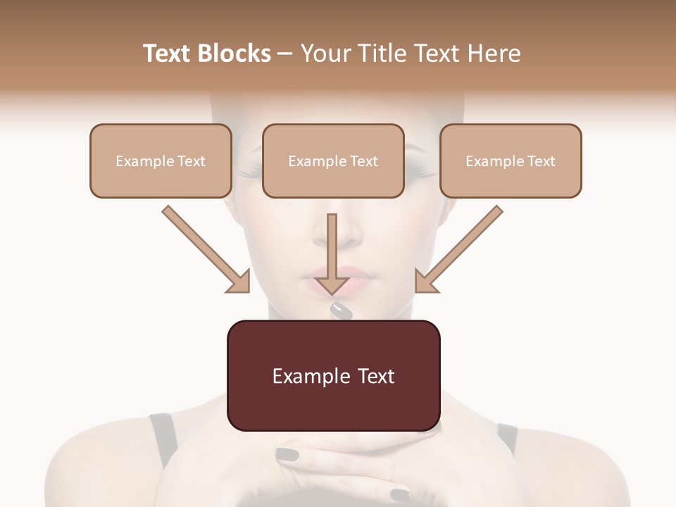 Fingernail Sexy Beautiful PowerPoint Template