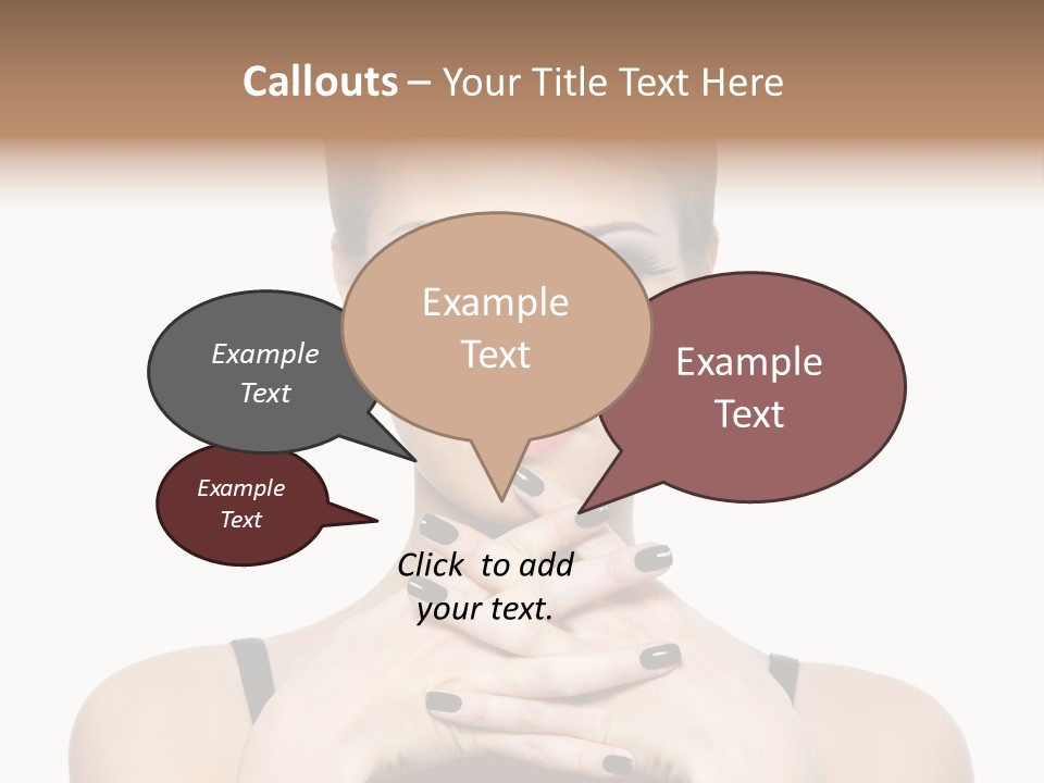 Fingernail Sexy Beautiful PowerPoint Template