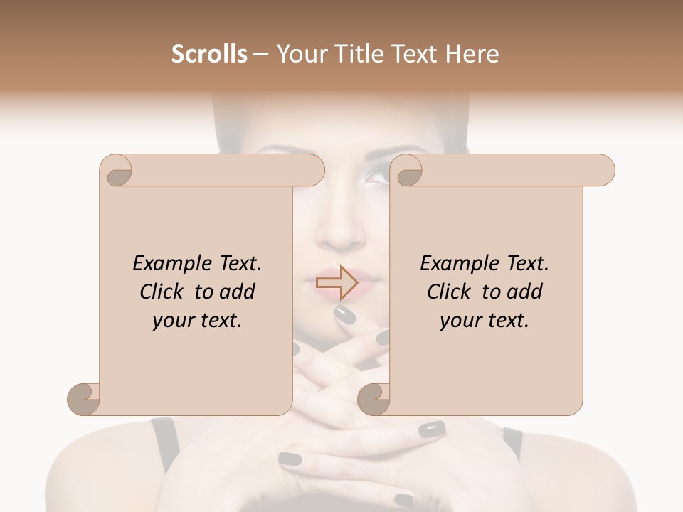 Fingernail Sexy Beautiful PowerPoint Template