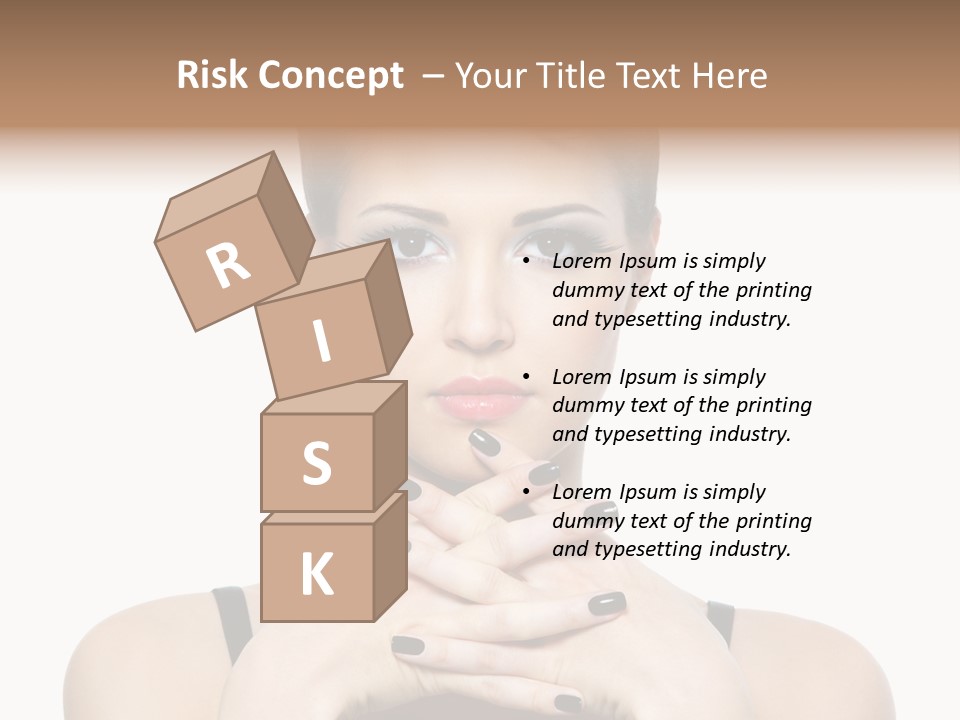 Fingernail Sexy Beautiful PowerPoint Template