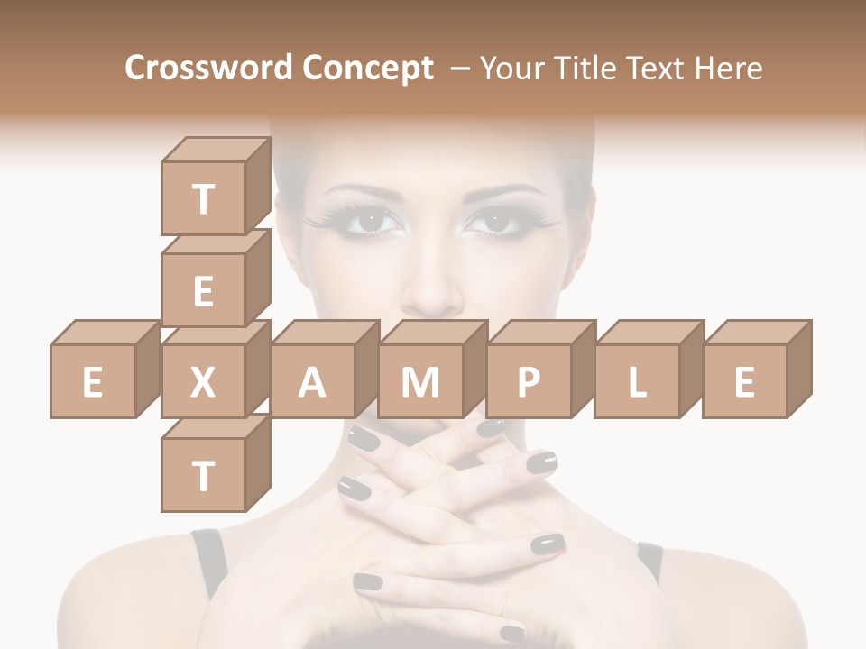 Fingernail Sexy Beautiful PowerPoint Template