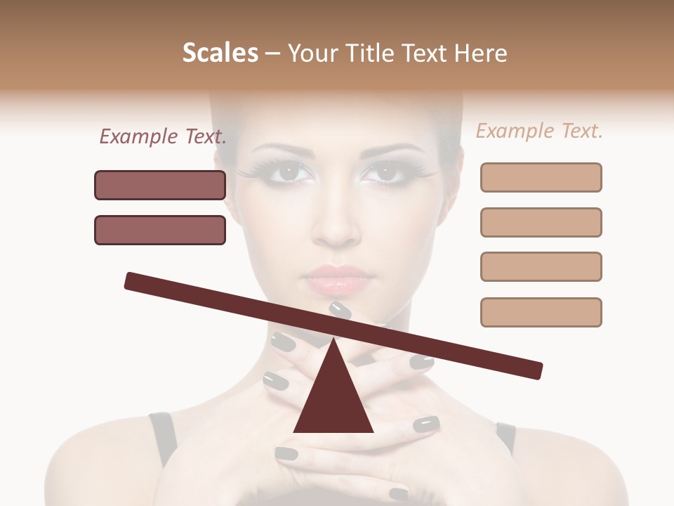 Fingernail Sexy Beautiful PowerPoint Template