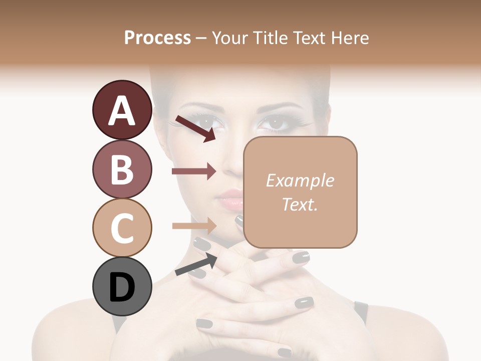 Fingernail Sexy Beautiful PowerPoint Template