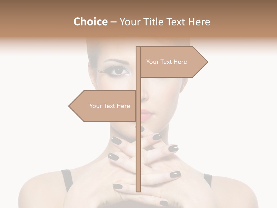 Fingernail Sexy Beautiful PowerPoint Template