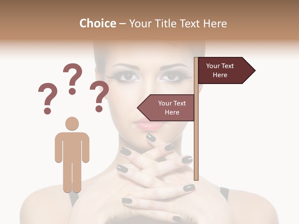 Fingernail Sexy Beautiful PowerPoint Template