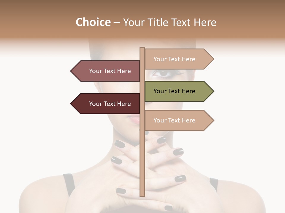 Fingernail Sexy Beautiful PowerPoint Template