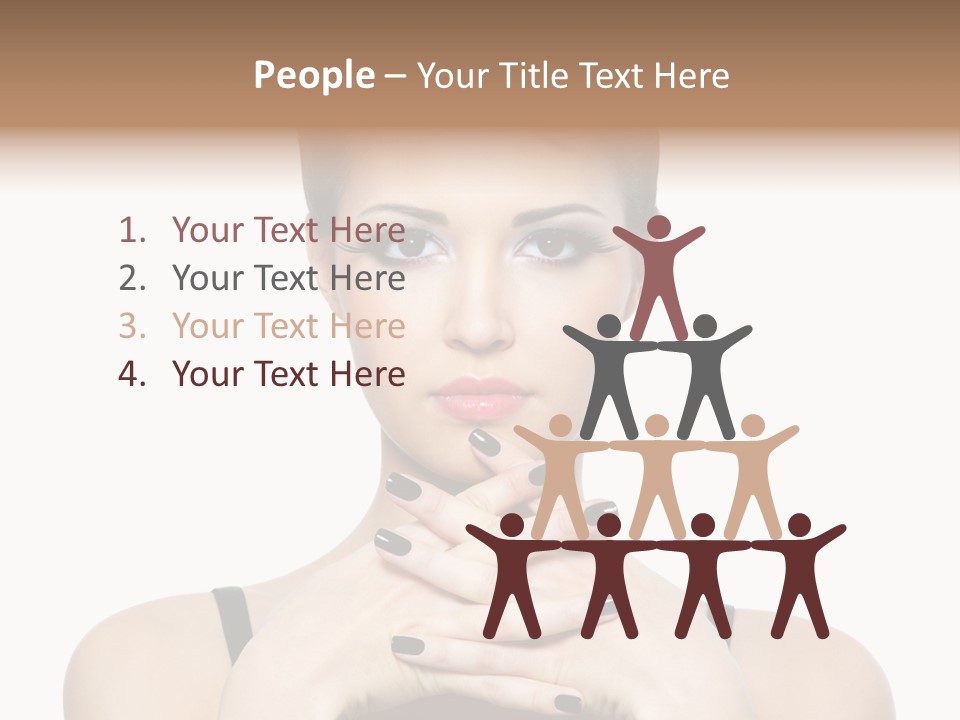 Fingernail Sexy Beautiful PowerPoint Template