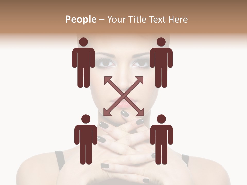 Fingernail Sexy Beautiful PowerPoint Template