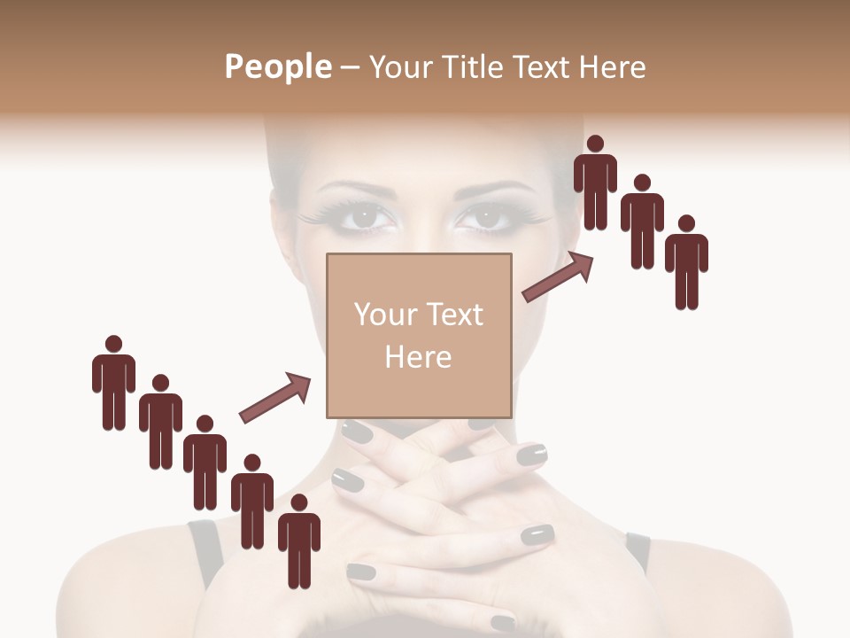 Fingernail Sexy Beautiful PowerPoint Template