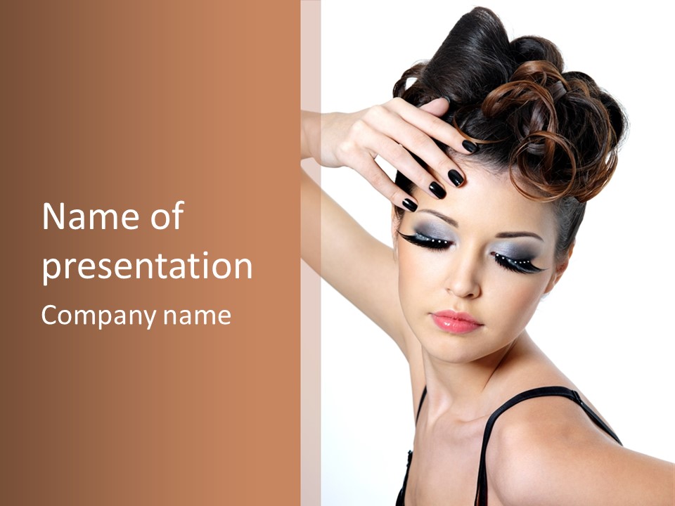 Glamour Elegance Pretty PowerPoint Template