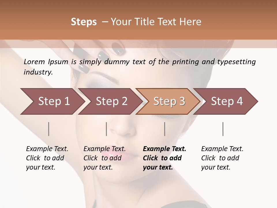 Glamour Elegance Pretty PowerPoint Template