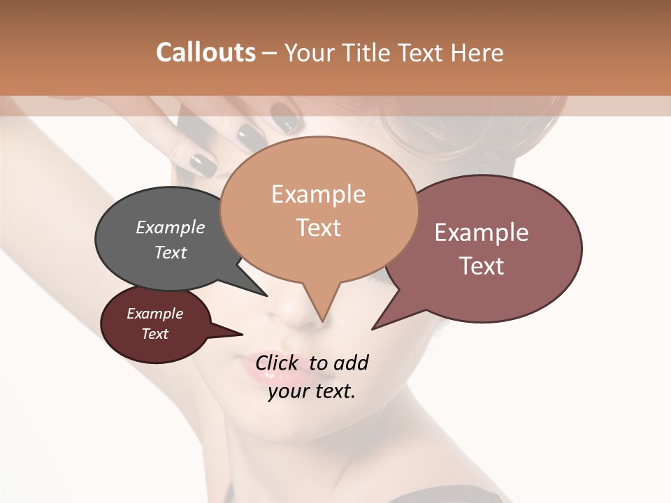 Glamour Elegance Pretty PowerPoint Template