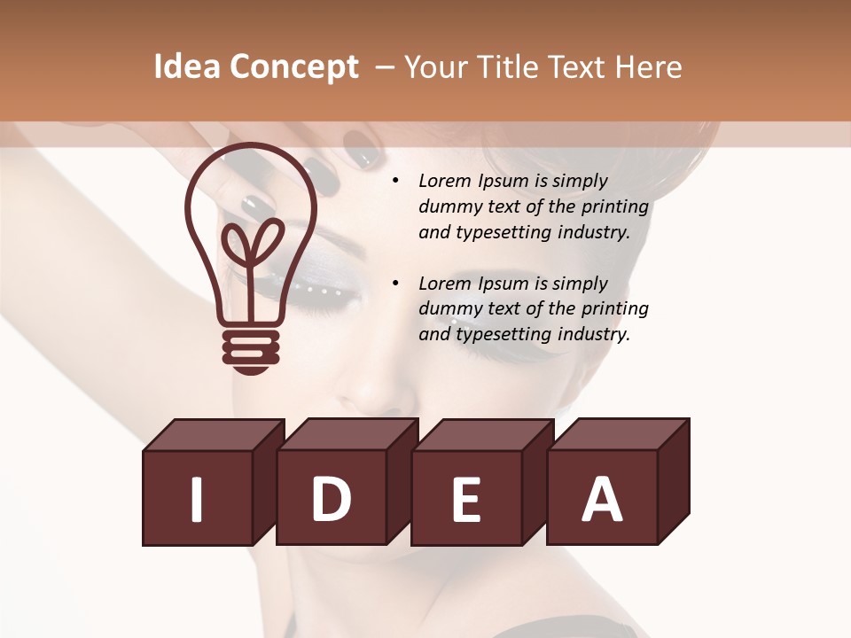 Glamour Elegance Pretty PowerPoint Template