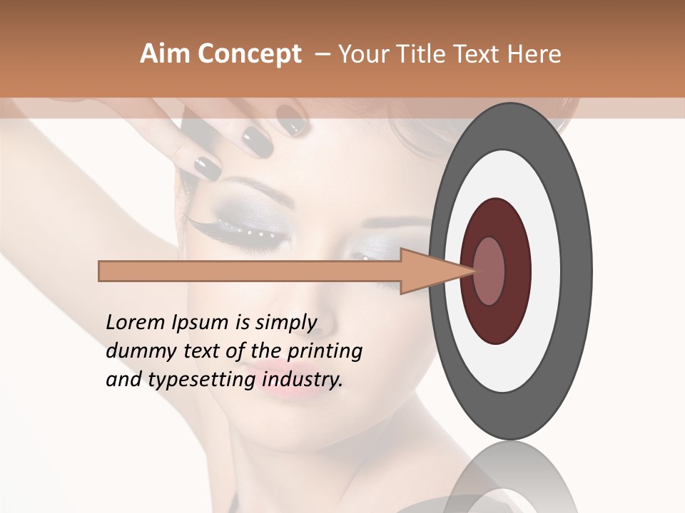 Glamour Elegance Pretty PowerPoint Template