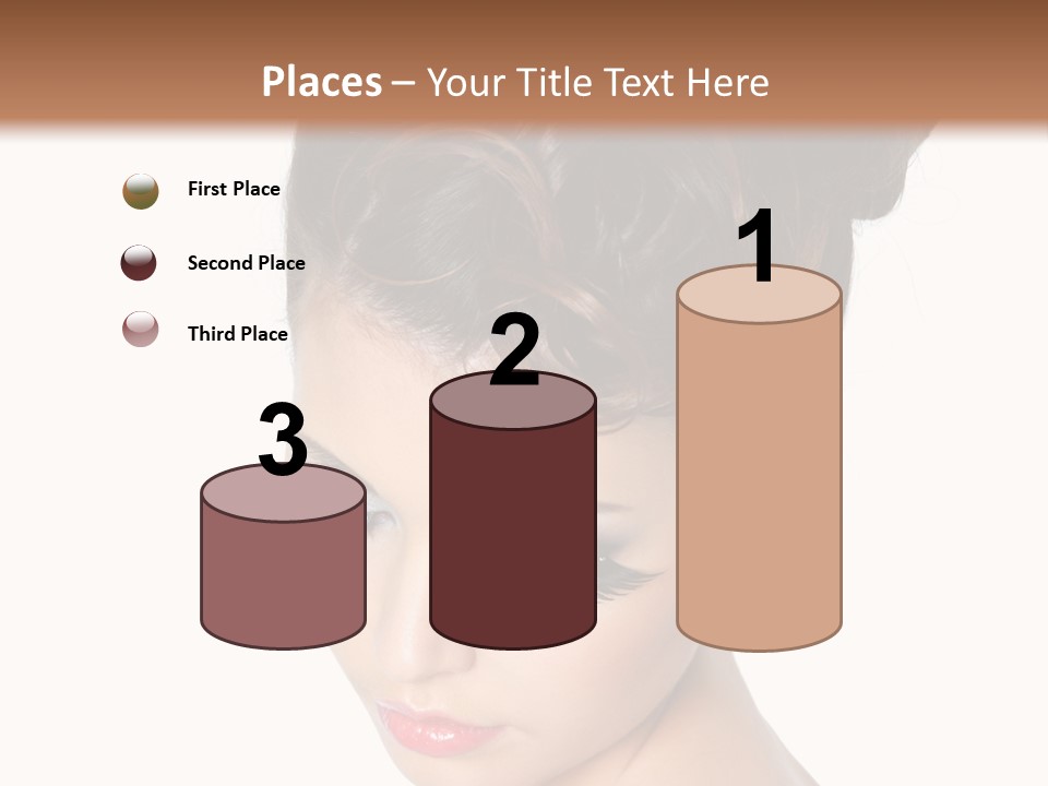Female Isolated Eyelash PowerPoint Template