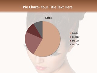 Female Isolated Eyelash PowerPoint Template