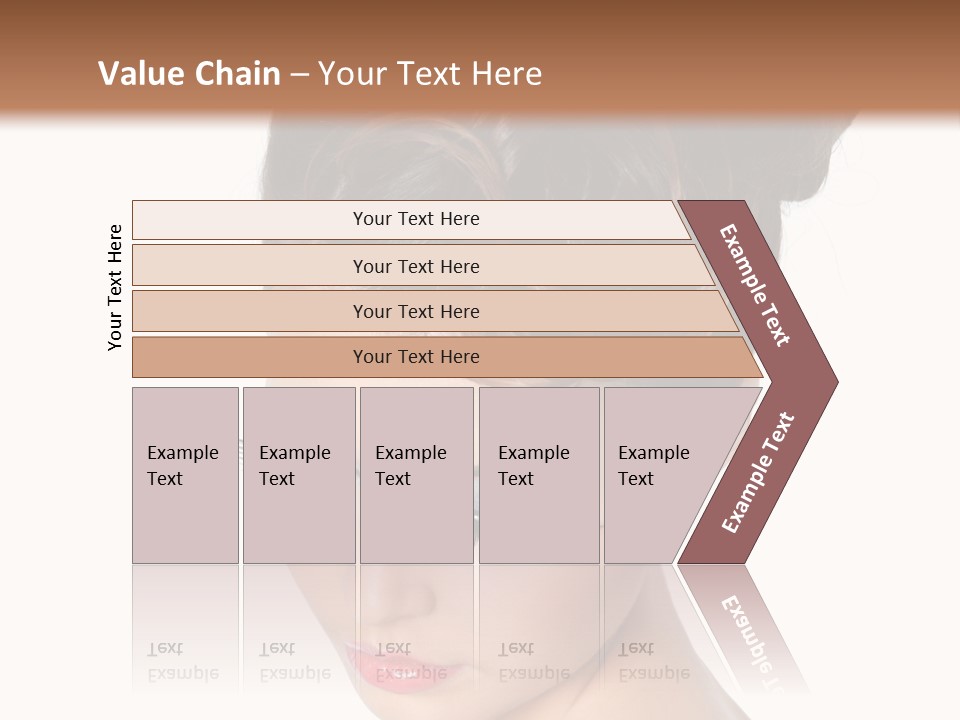 Female Isolated Eyelash PowerPoint Template