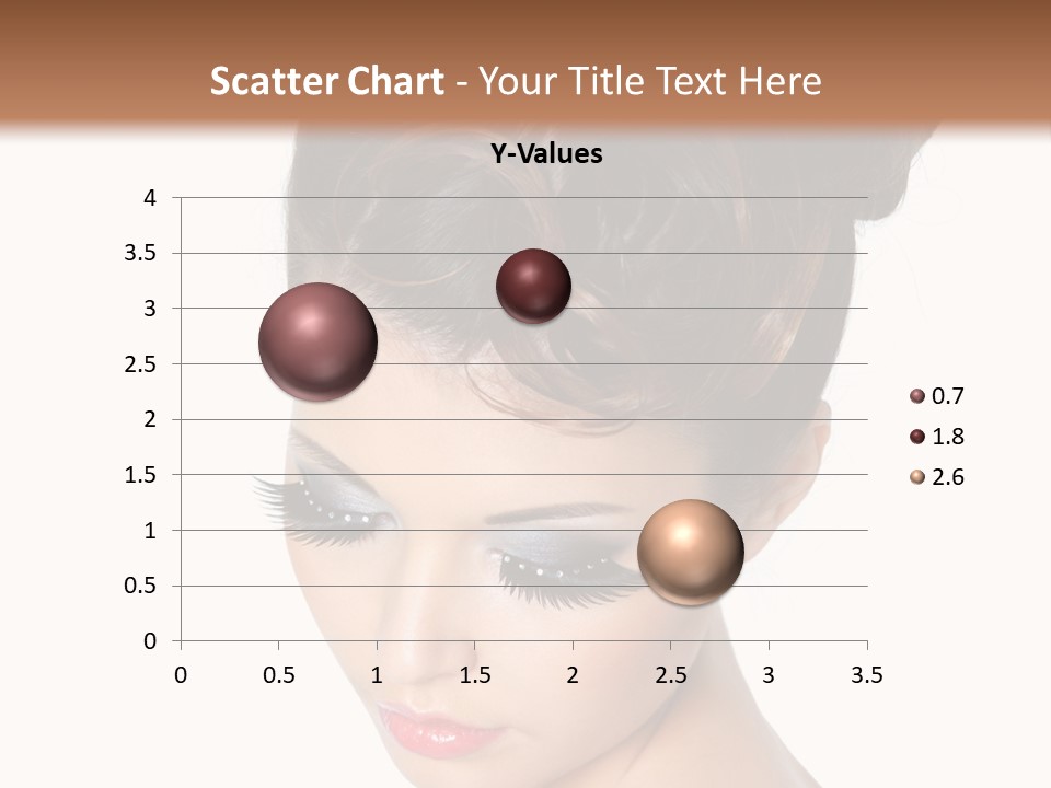 Female Isolated Eyelash PowerPoint Template