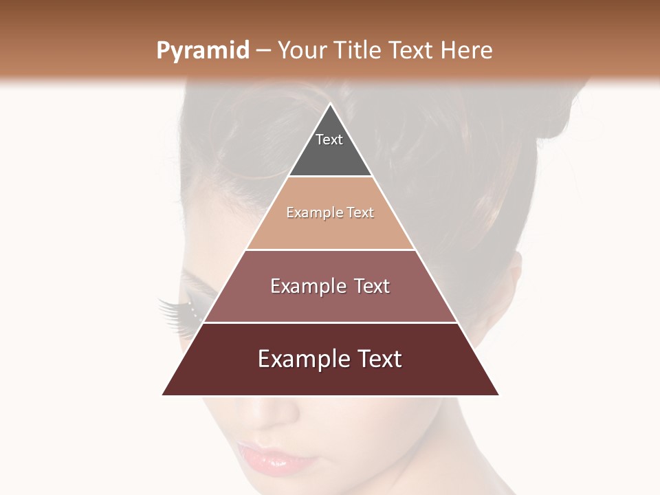 Female Isolated Eyelash PowerPoint Template