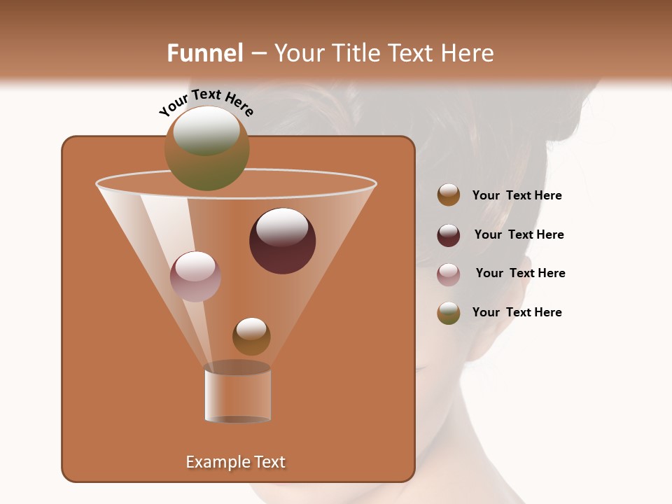 Female Isolated Eyelash PowerPoint Template