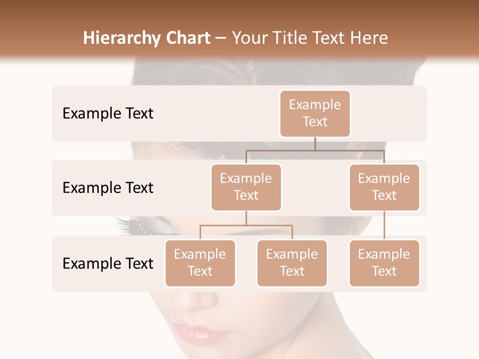 Female Isolated Eyelash PowerPoint Template