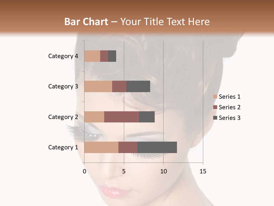 Female Isolated Eyelash PowerPoint Template