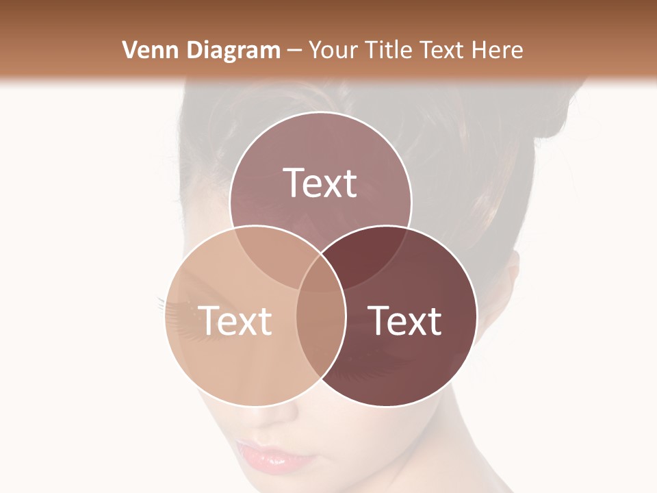Female Isolated Eyelash PowerPoint Template