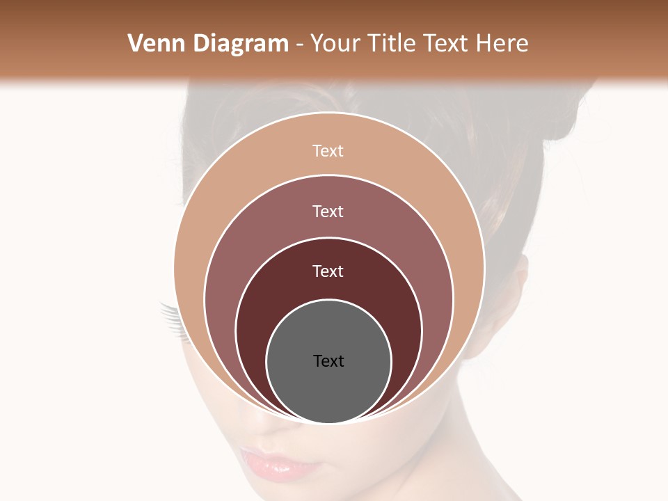Female Isolated Eyelash PowerPoint Template