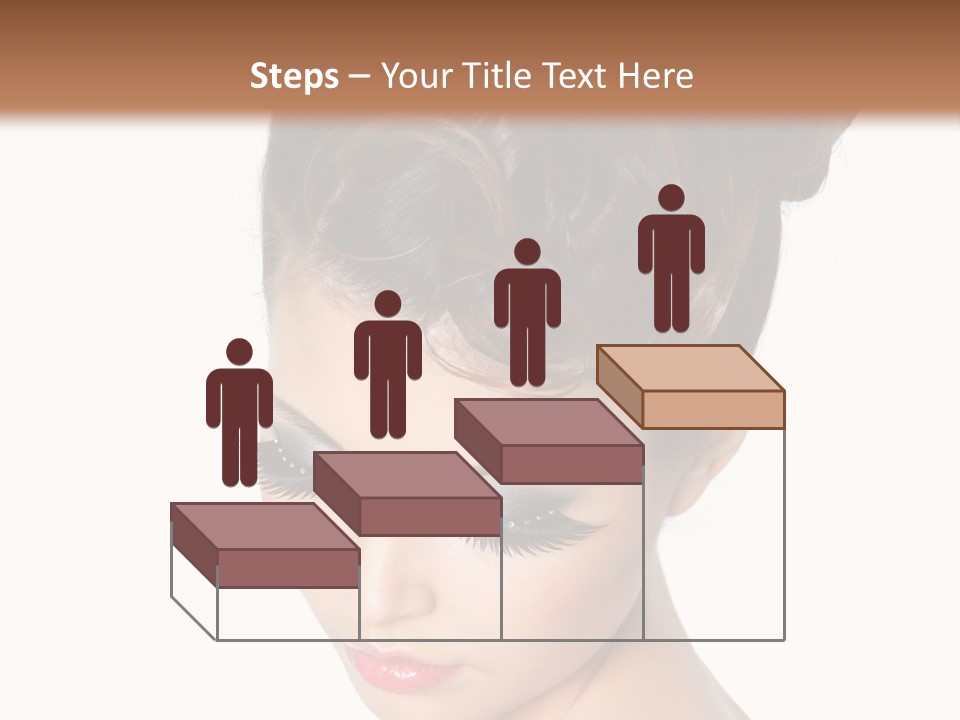 Female Isolated Eyelash PowerPoint Template