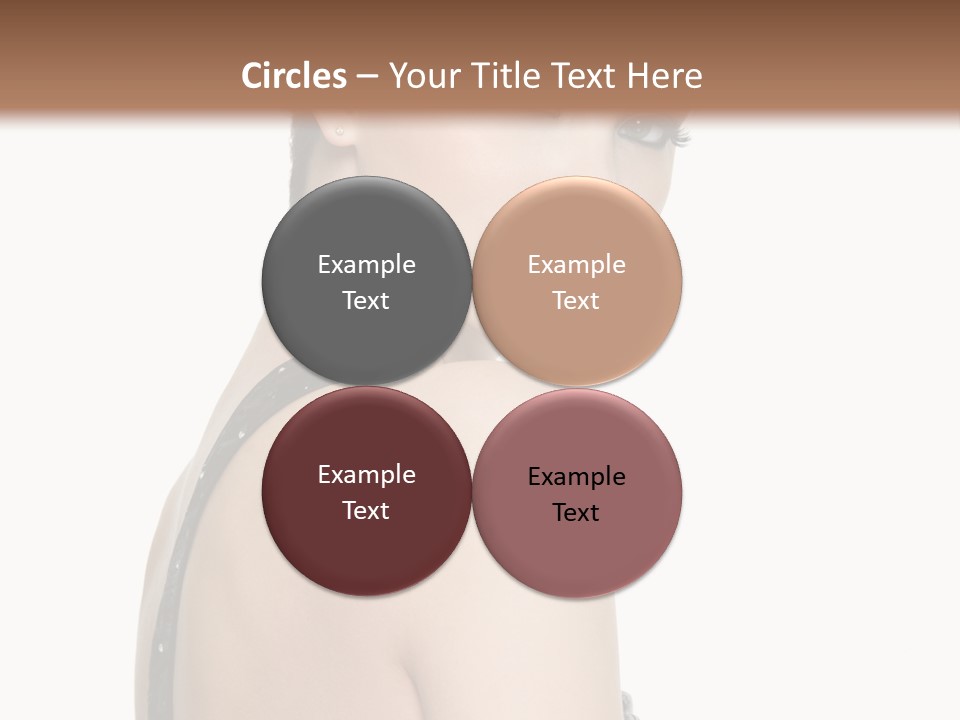 Vertical Female Fashion PowerPoint Template