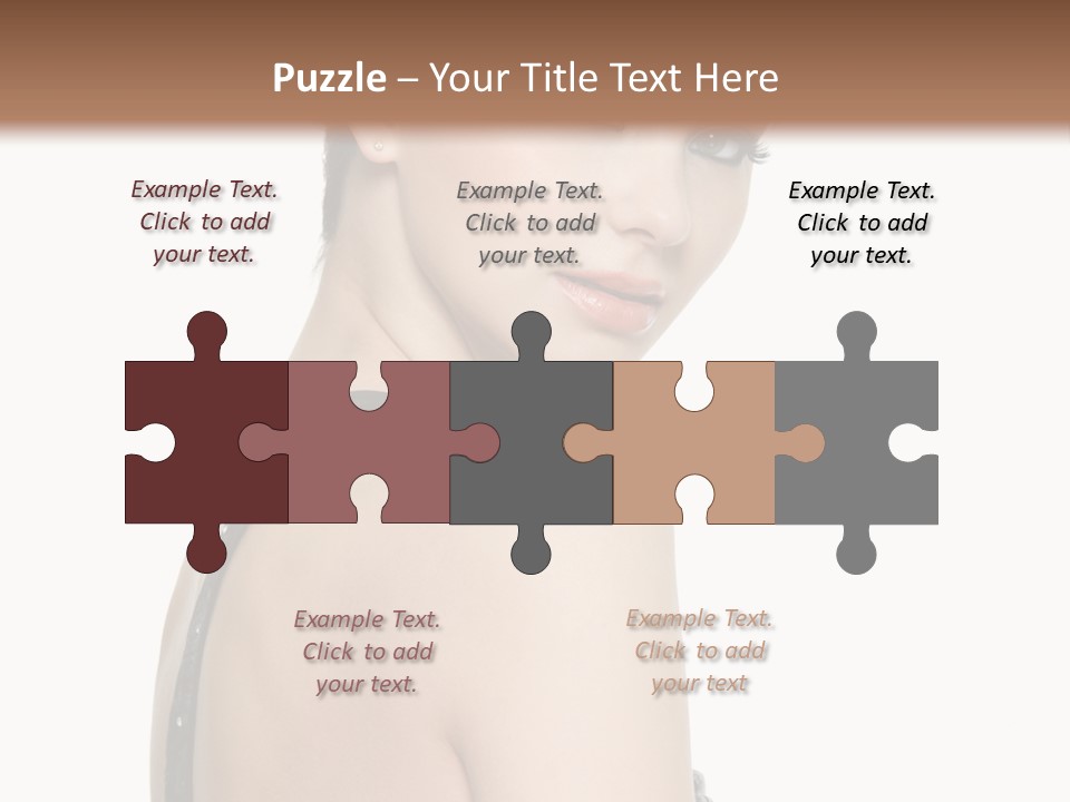 Vertical Female Fashion PowerPoint Template