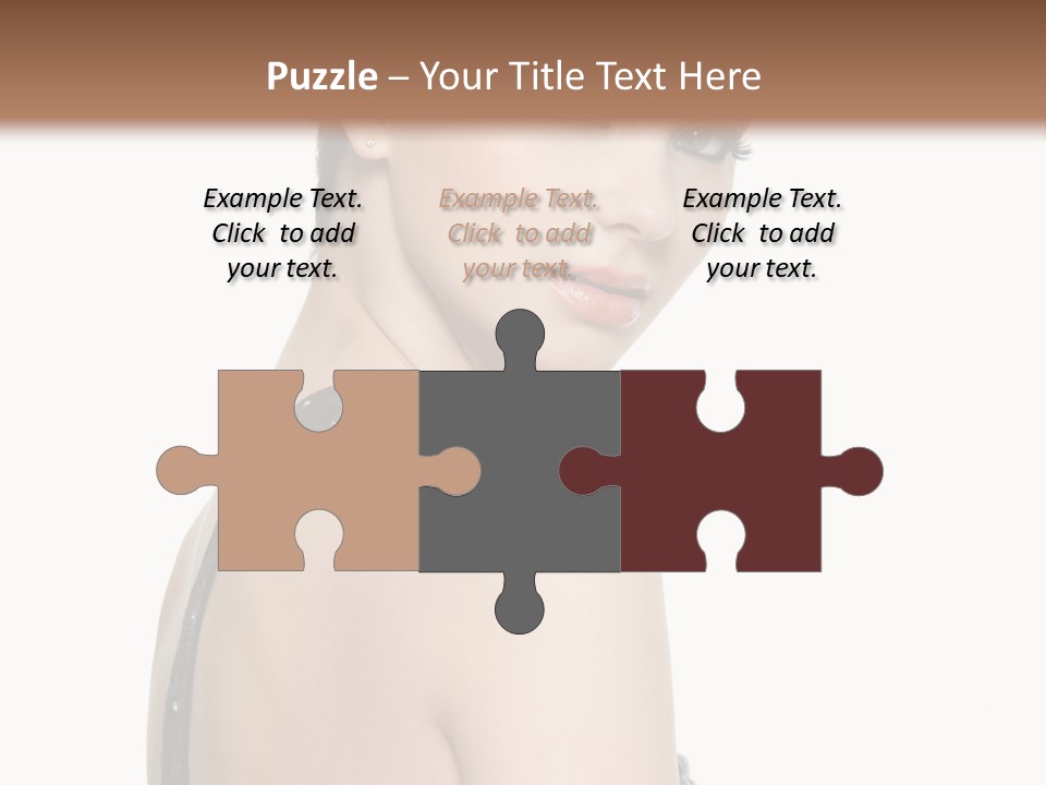 Vertical Female Fashion PowerPoint Template