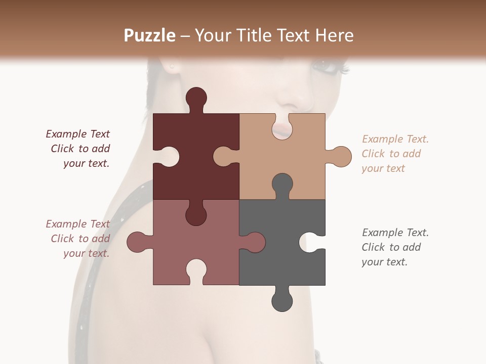 Vertical Female Fashion PowerPoint Template