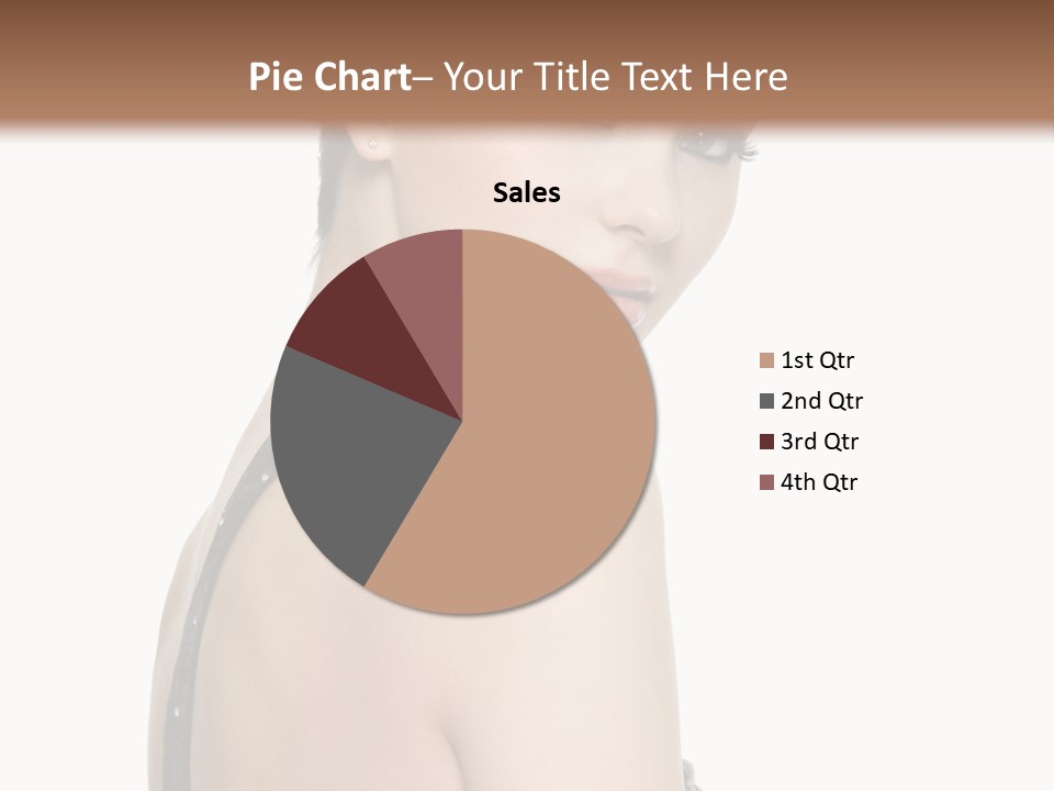 Vertical Female Fashion PowerPoint Template