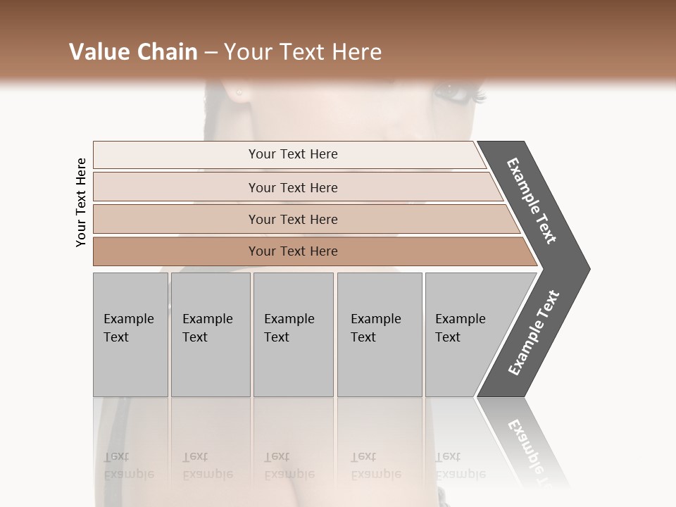 Vertical Female Fashion PowerPoint Template