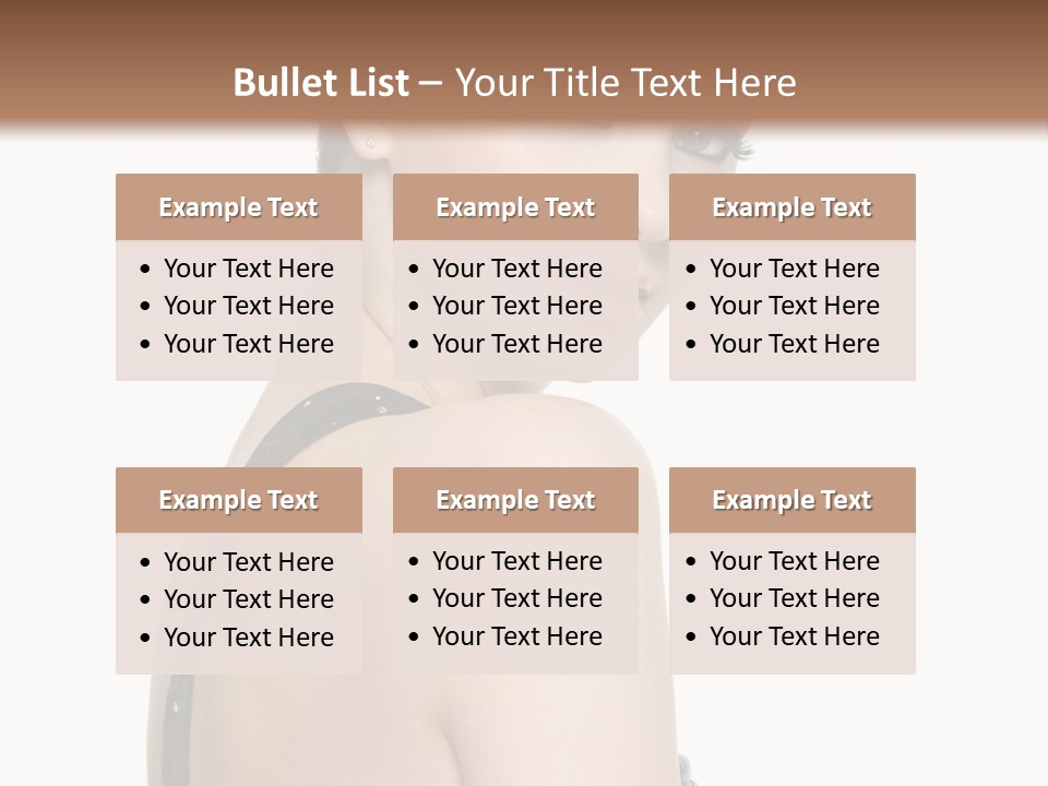 Vertical Female Fashion PowerPoint Template