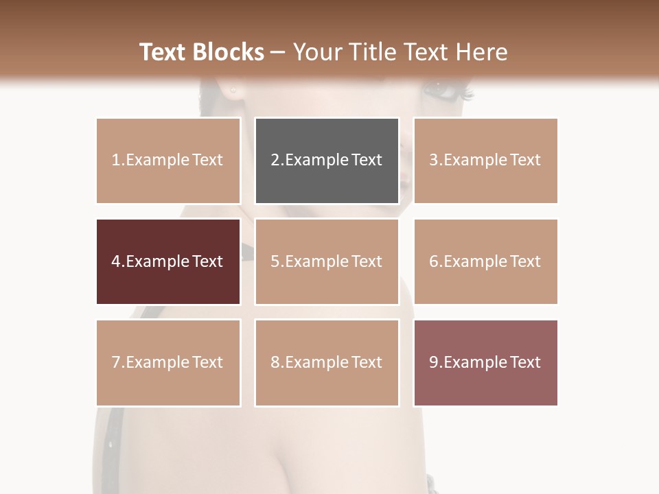 Vertical Female Fashion PowerPoint Template