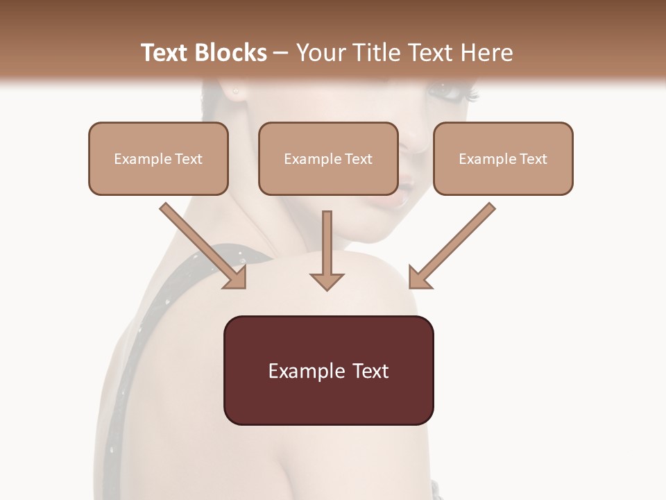 Vertical Female Fashion PowerPoint Template