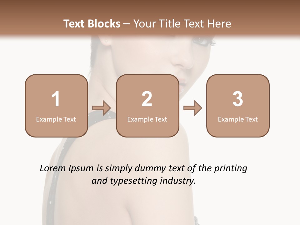 Vertical Female Fashion PowerPoint Template