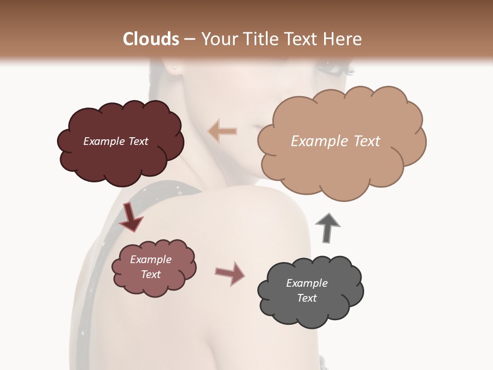 Vertical Female Fashion PowerPoint Template