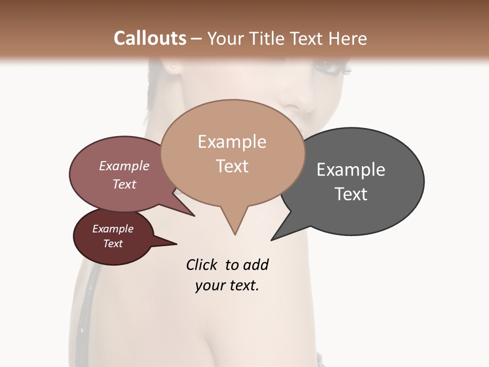 Vertical Female Fashion PowerPoint Template