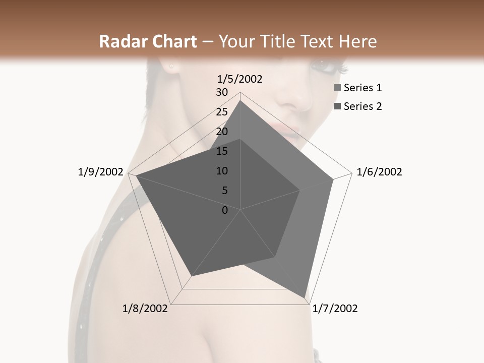 Vertical Female Fashion PowerPoint Template