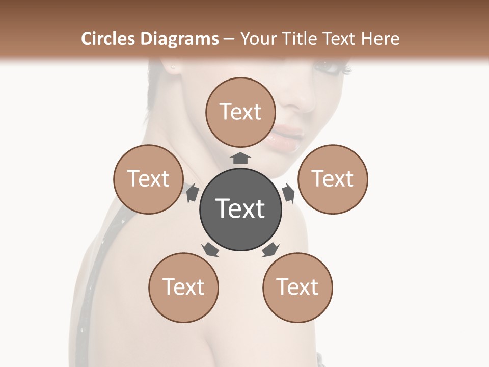 Vertical Female Fashion PowerPoint Template