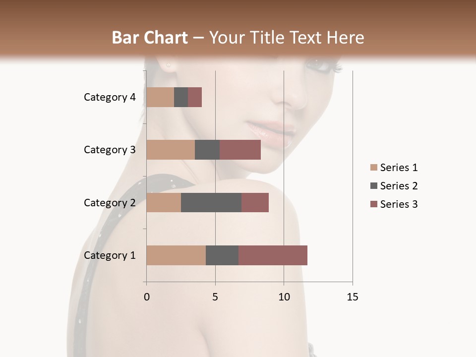 Vertical Female Fashion PowerPoint Template