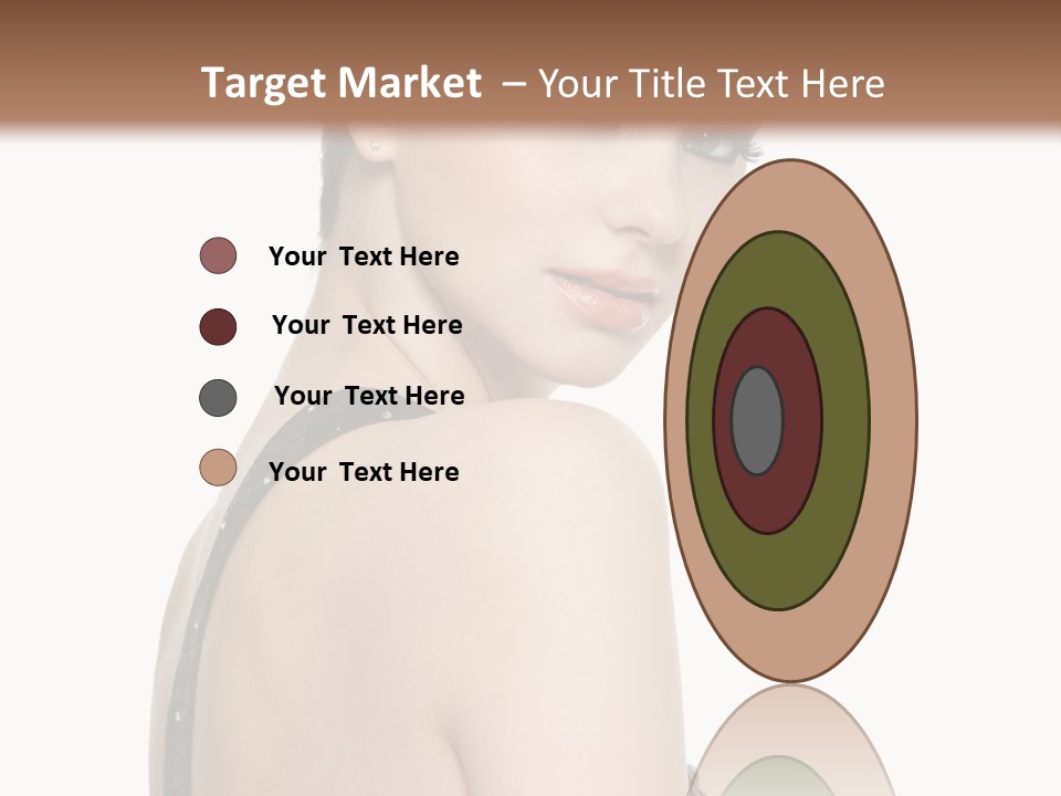 Vertical Female Fashion PowerPoint Template