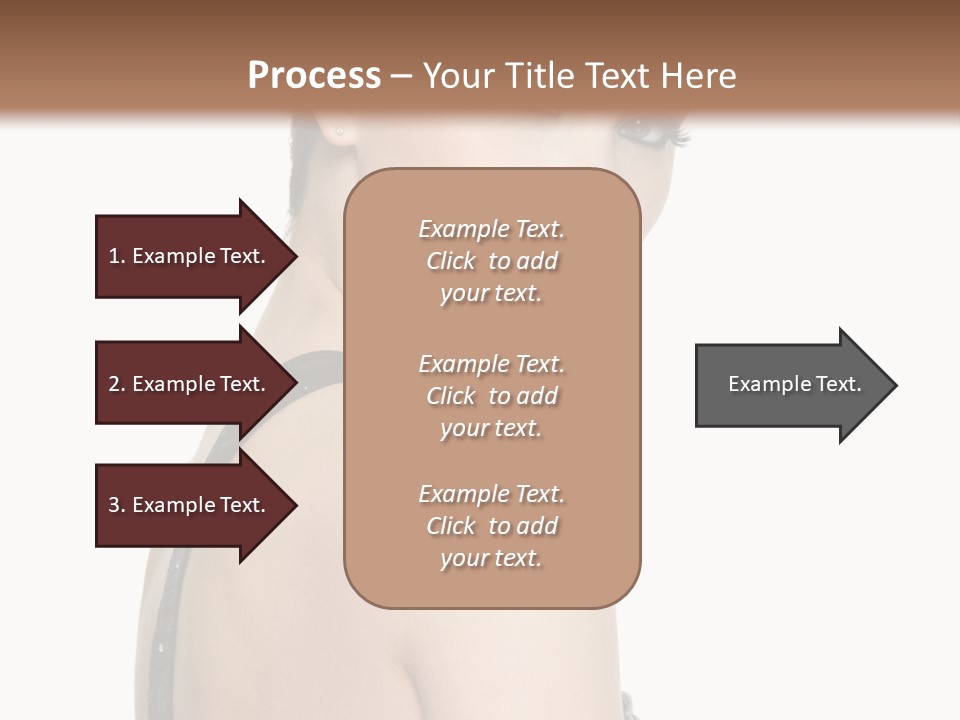 Vertical Female Fashion PowerPoint Template