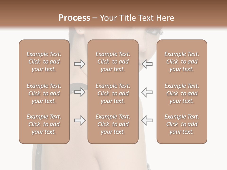 Vertical Female Fashion PowerPoint Template