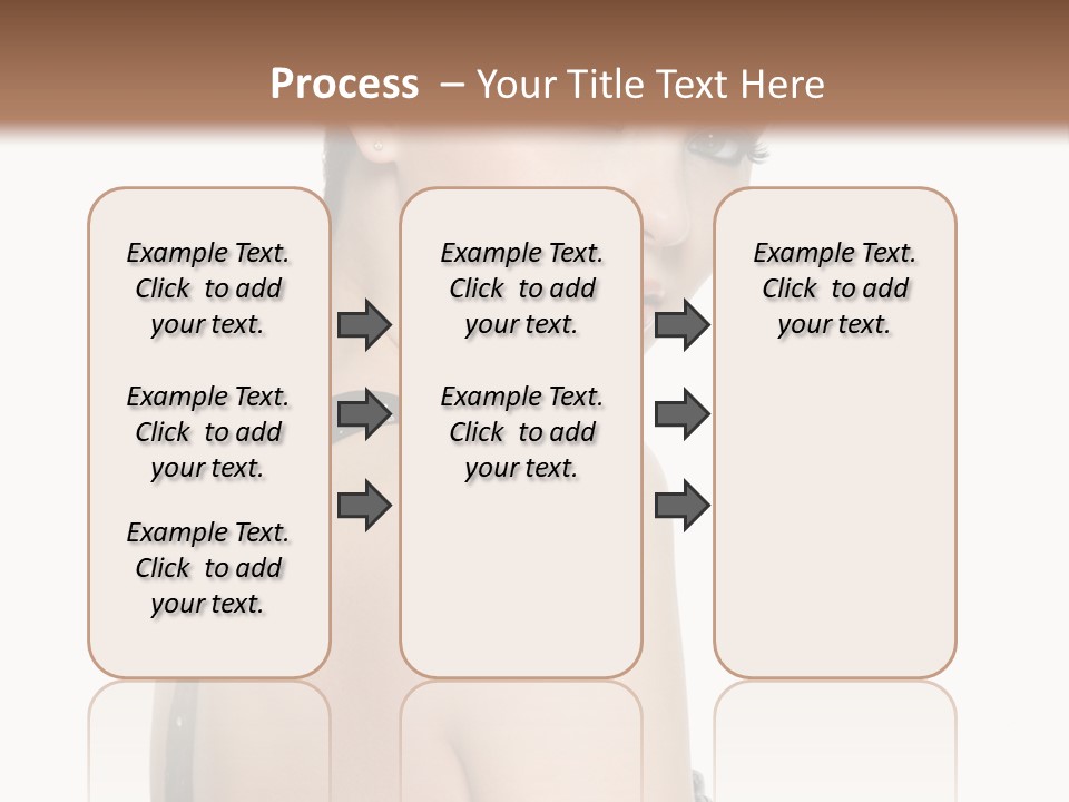 Vertical Female Fashion PowerPoint Template
